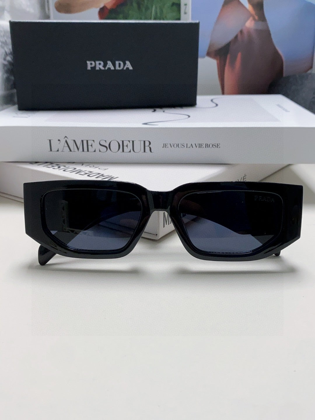 Prada Fashion Blue Lens Sunglasses for Men & Women - 998169 - detail image 6