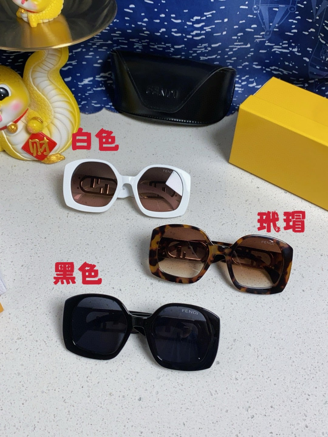 Fendi Metal Fashion Silver Lens Sunglasses for Men & Women - 372461 - detail image 11