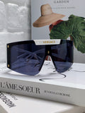 Versace Oversized Black Lens Sunglasses for Men & Women - 935357