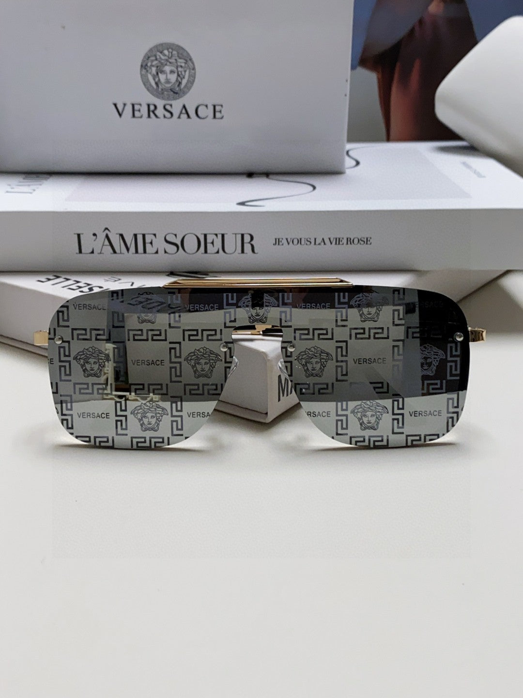Versace Fashion Gray Lens Sunglasses for Men & Women - 399297 - detail image 6