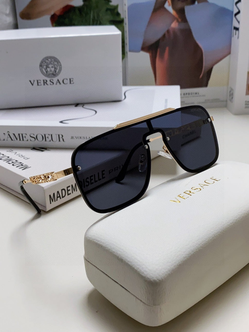 Versace Fashion Blue Lens Sunglasses for Men & Women - 399299 - detail image 2