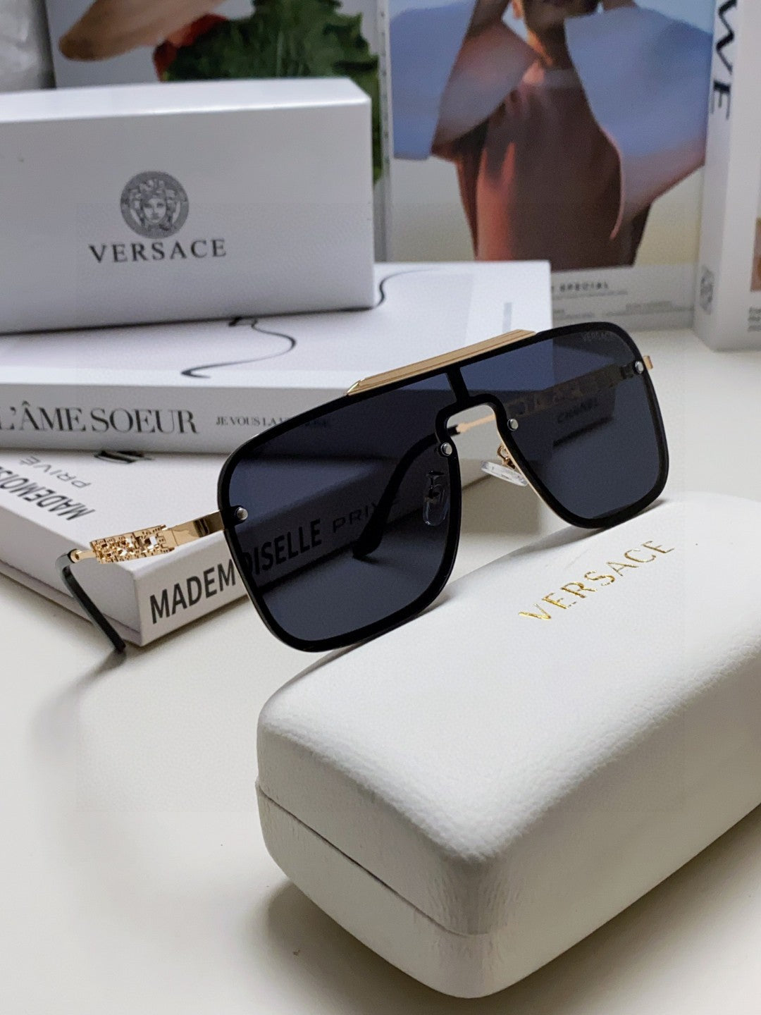 Versace Fashion Blue Lens Sunglasses for Men & Women - 399299 - detail image 2