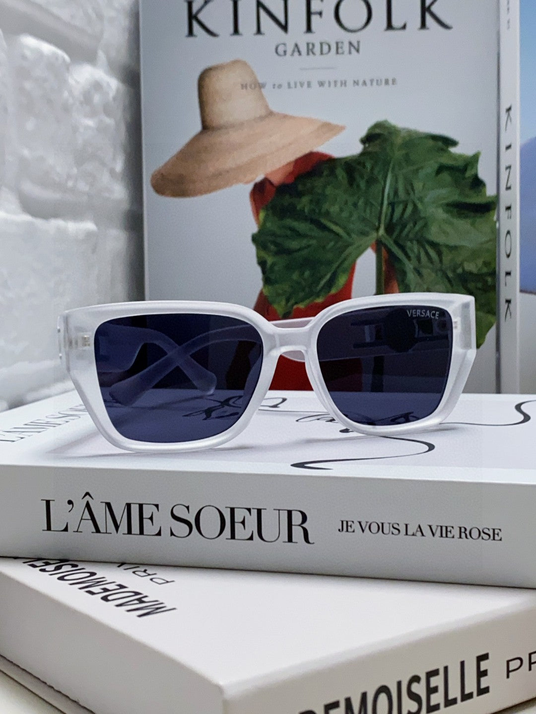 Versace Slim Blue Lens Sunglasses for Men & Women - 372509