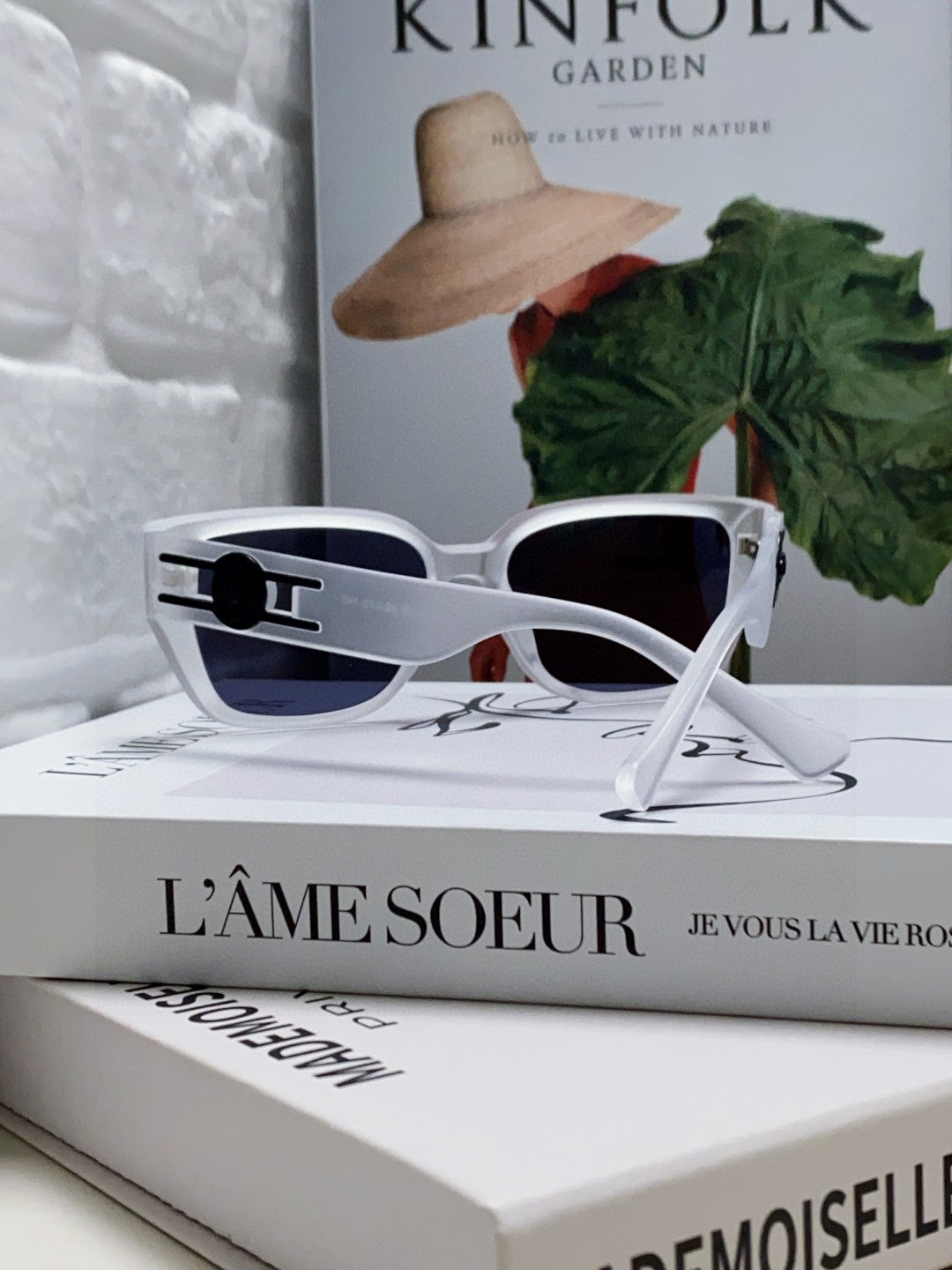 Versace Slim Blue Lens Sunglasses for Men & Women - 372509 - detail image 2