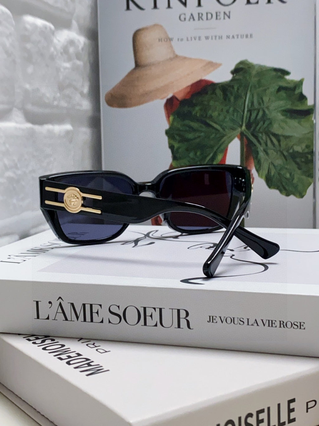 Versace Slim Blue Lens Sunglasses for Men & Women - detail image 2