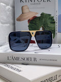 Louis Vuitton Square Blue Lens Sunglasses for Men & Women - 398165