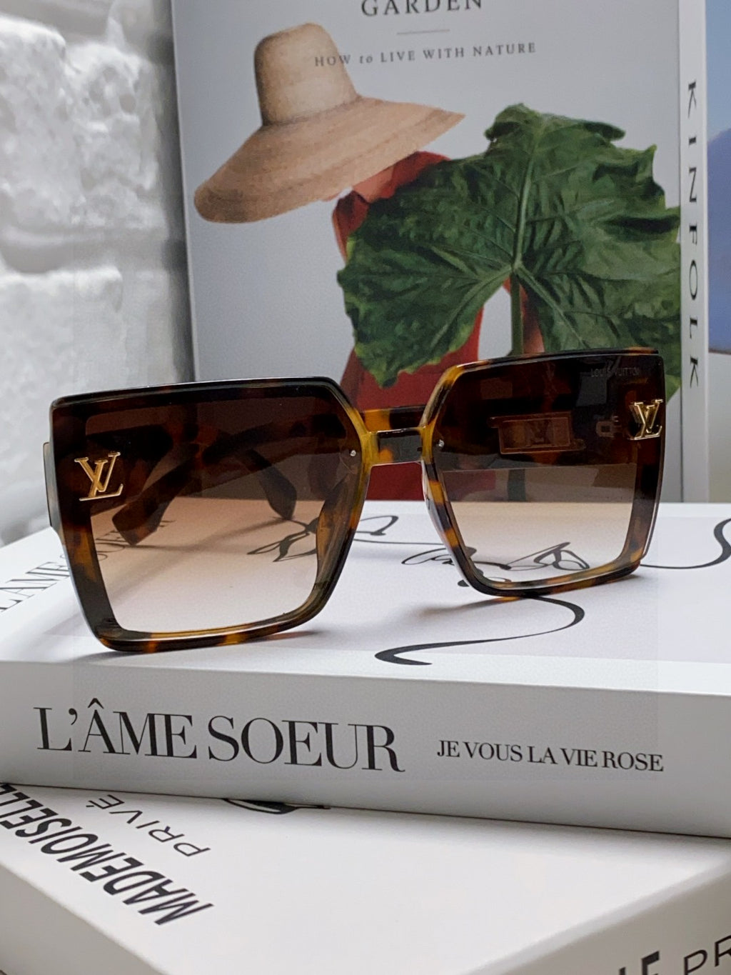 Louis Vuitton Polarized Oversized Brown Lens Sunglasses for Men & Women