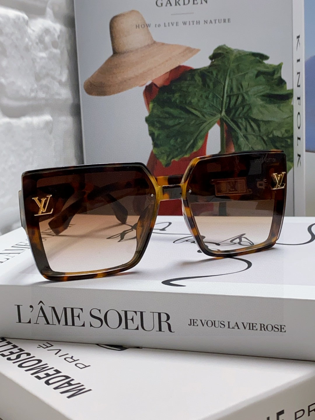 Louis Vuitton Polarized Oversized Brown Lens Sunglasses for Men & Women