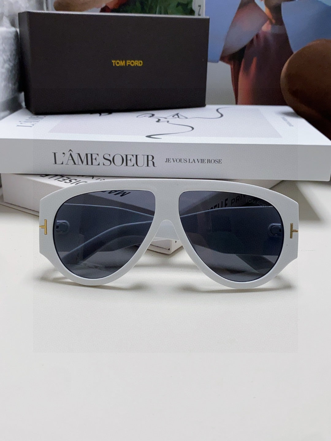 Tom Ford Aviator Black Lens Sunglasses for Men & Women - 372573 - detail image 5