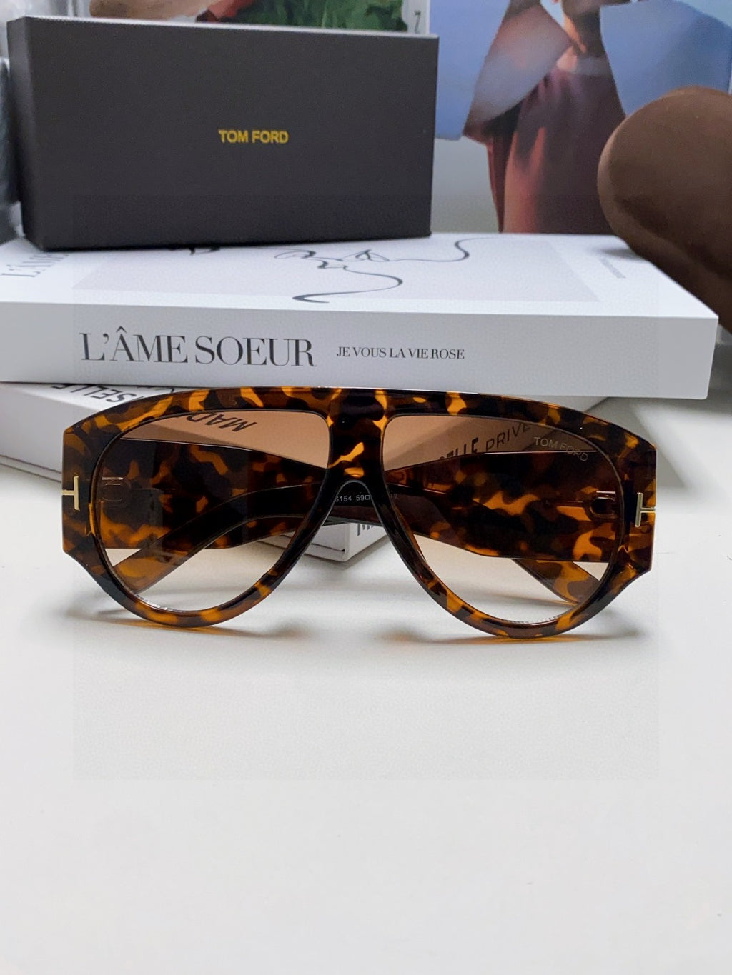 Tom Ford Aviator Brown Lens Sunglasses for Men & Women - 372575 - detail image 6