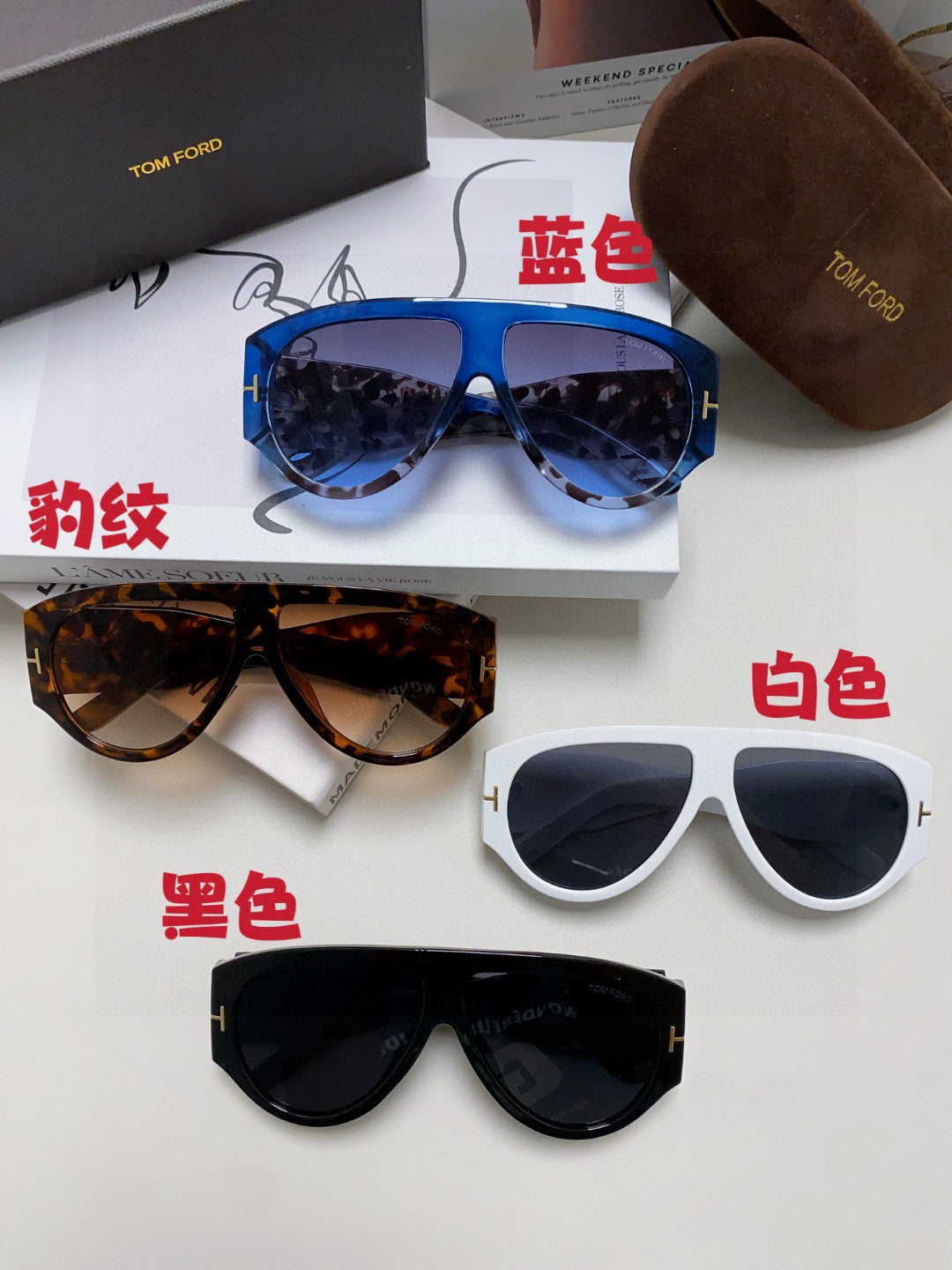 Tom Ford Aviator Brown Lens Sunglasses for Men & Women - 372575 - detail image 9