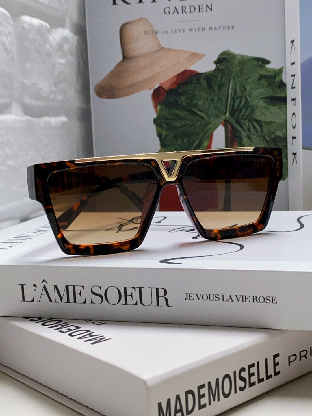Louis Vuitton Fashion Brown Lens Sunglasses for Men