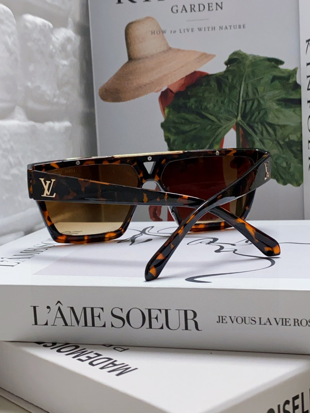 Louis Vuitton Fashion Brown Lens Sunglasses for Men - detail image 2