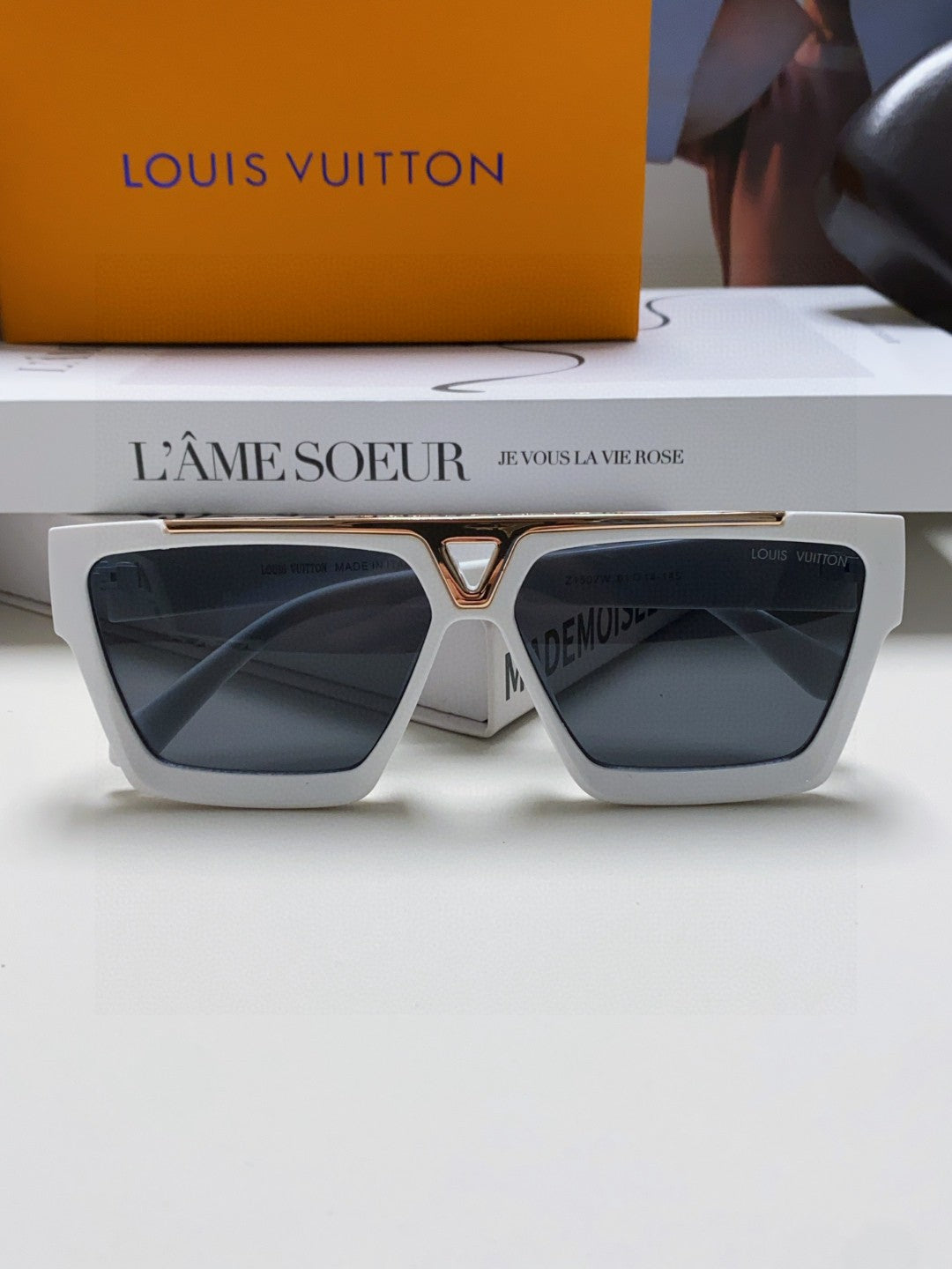 Louis Vuitton Fashion Silver Lens Sunglasses for Men - 371270 - detail image 8