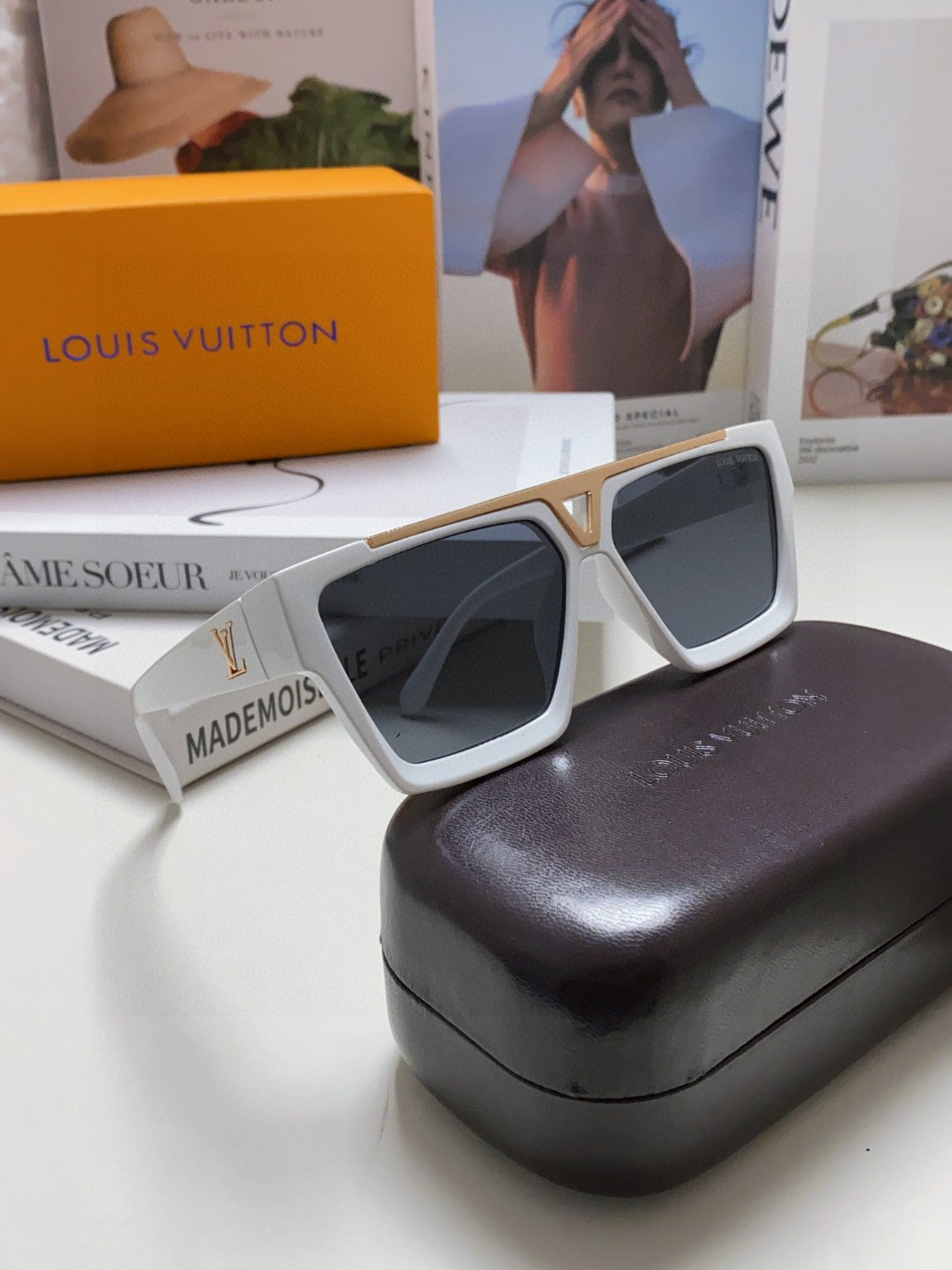 Louis Vuitton Fashion Silver Lens Sunglasses for Men - 371270 - detail image 9
