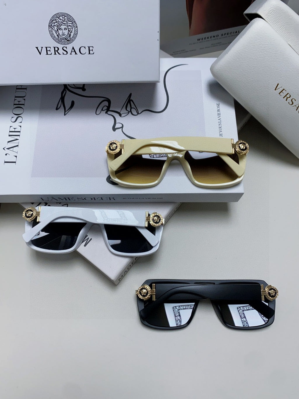 Versace Fashion Brown Lens Sunglasses for Men & Women - 399296 - detail image 7