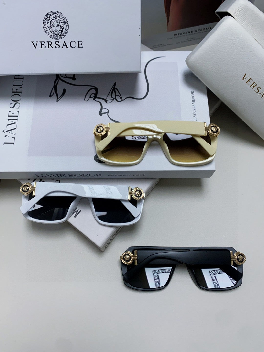 Versace Fashion Brown Lens Sunglasses for Men & Women - 399296 - detail image 7