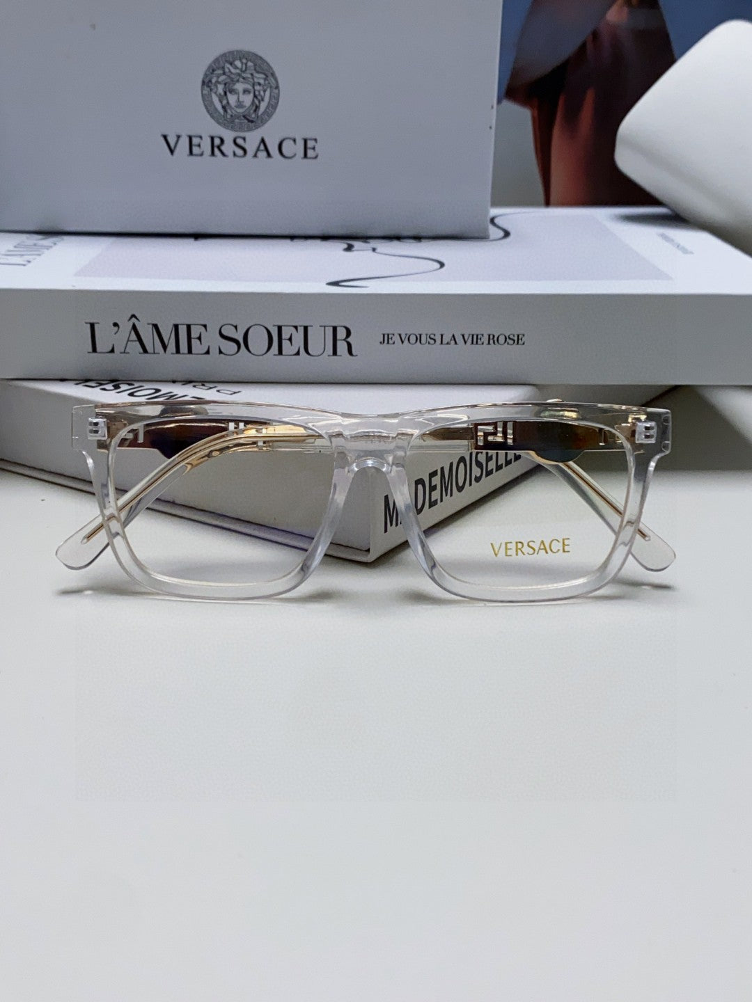 Versace Acetate Fashion Gray Lens Sunglasses for Men & Women - 399307 - detail image 6