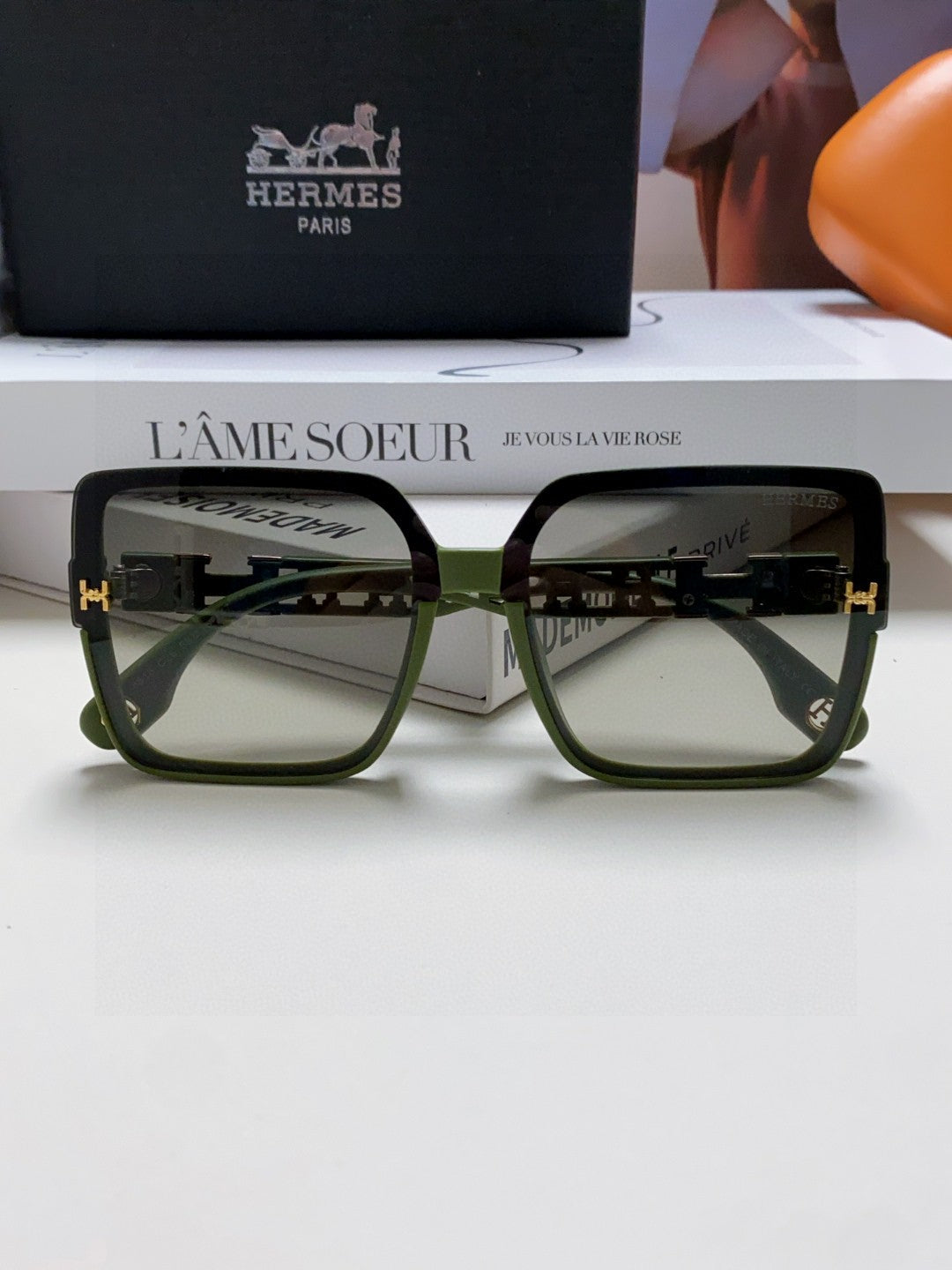 Hermès Fashion Gray Lens Sunglasses for Women - 399437 - detail image 6