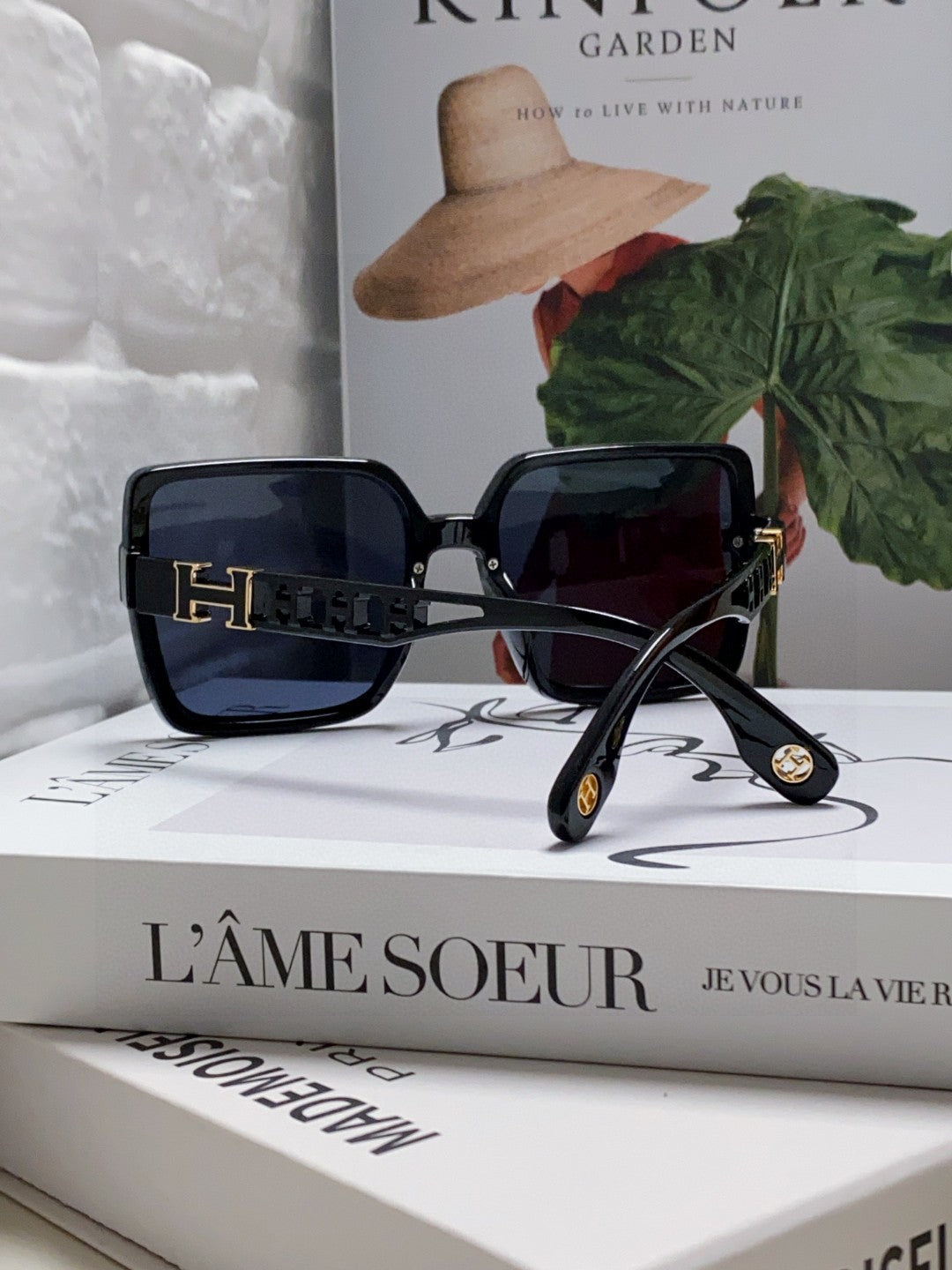 Hermès Fashion Blue Lens Sunglasses for Women - detail image 2