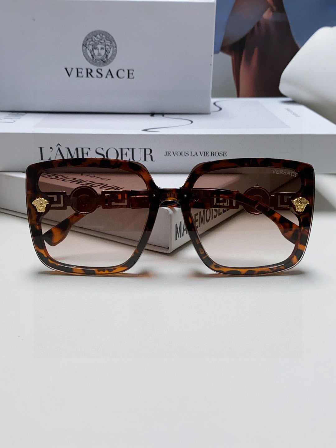 Versace Polarized Fashion Red Lens Sunglasses for Men & Women - 432809 - detail image 5