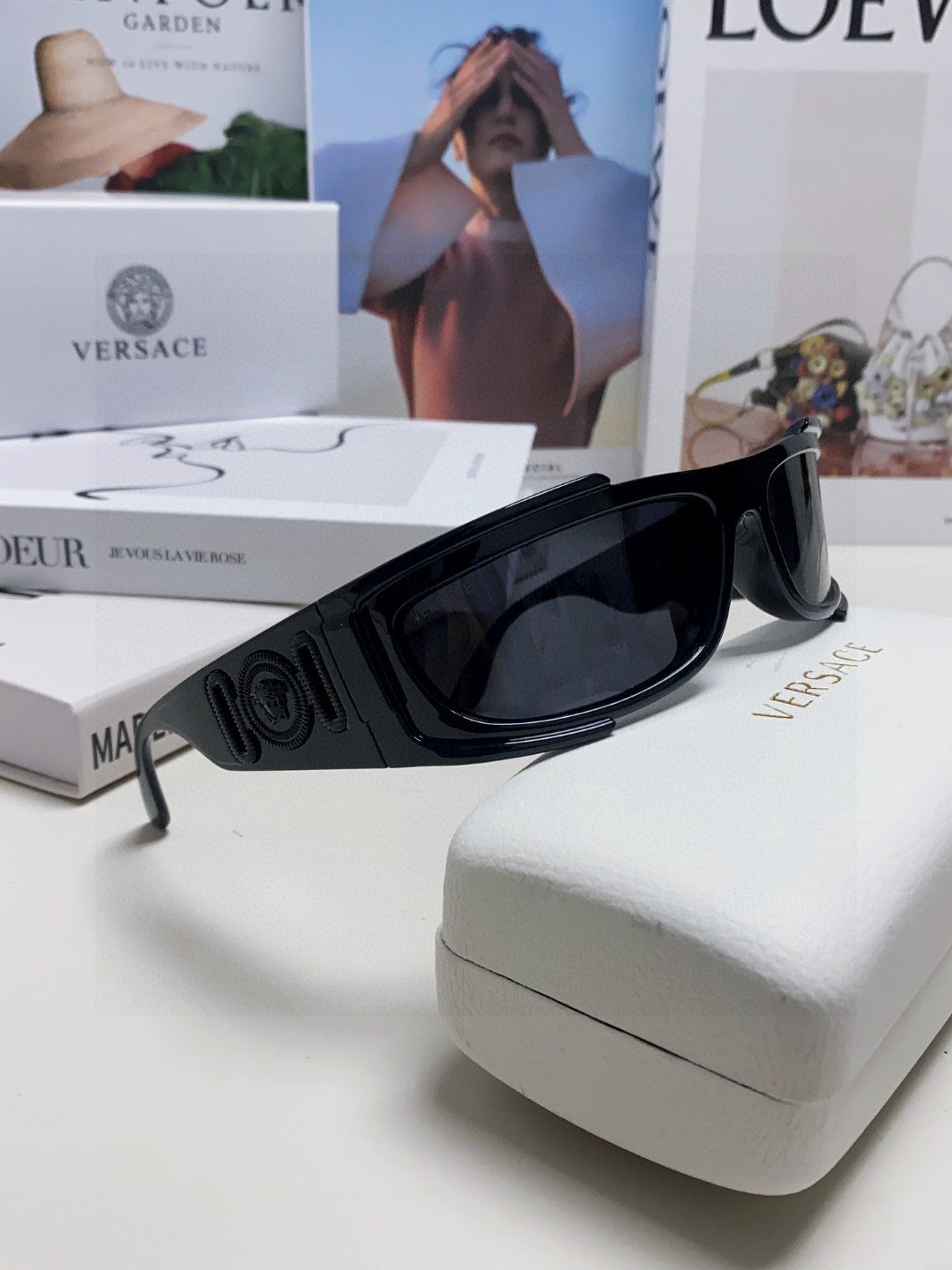 Versace Aviator Blue Lens Sunglasses for Men - detail image 7