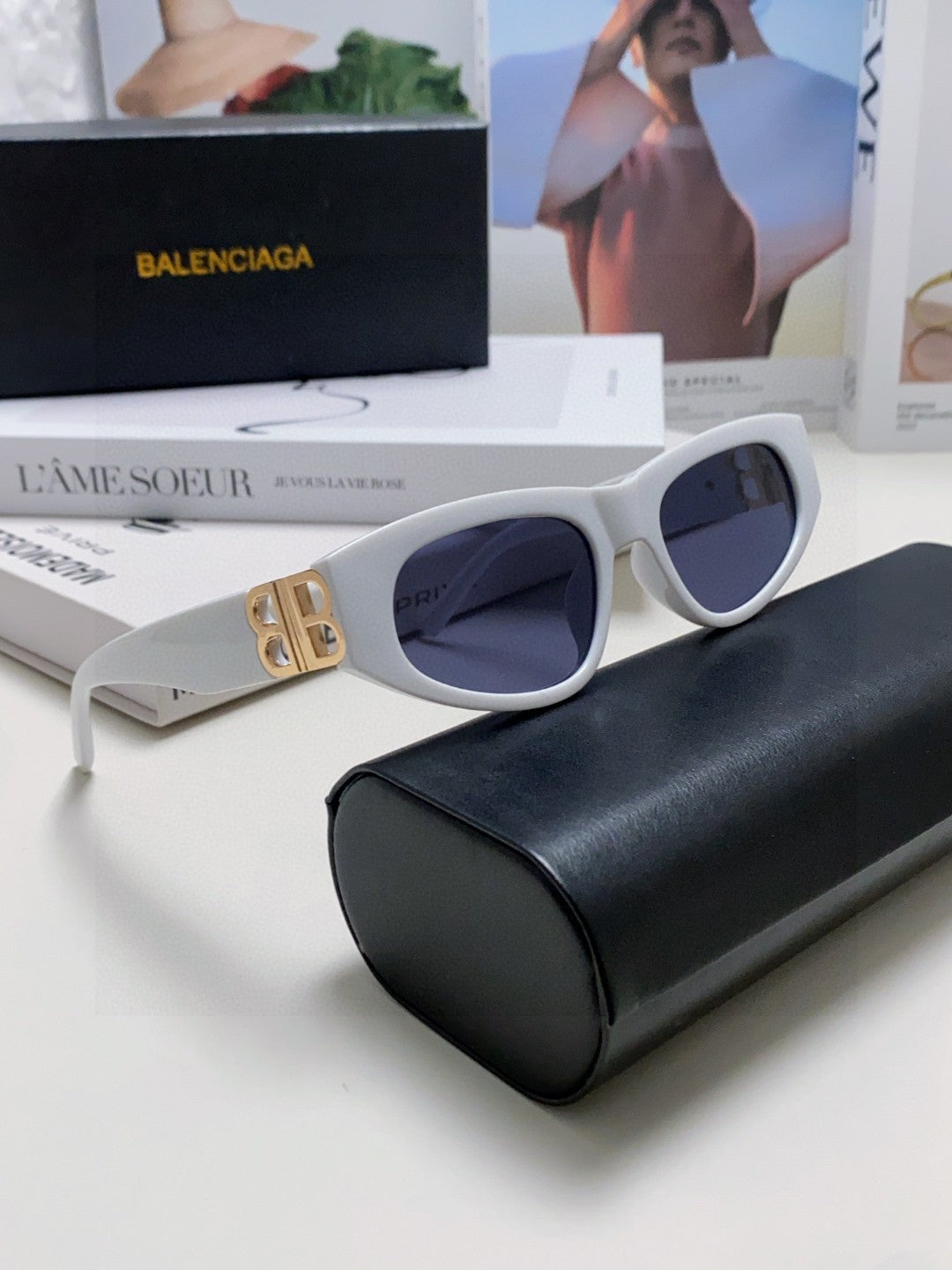 Balenciaga Fashion Black Lens Sunglasses for Men & Women - 449643 - detail image 9