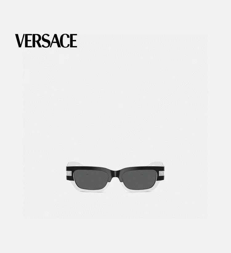 Versace 0VE4465F Rectangular Black Lens Sunglasses for Men & Women - 416352