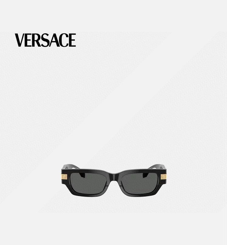 Versace 0VE4465F Rectangular Black Lens Sunglasses for Men & Women - 416355