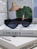 Fendi Metal Cat-Eye Blue Lens Sunglasses for Women - 449810