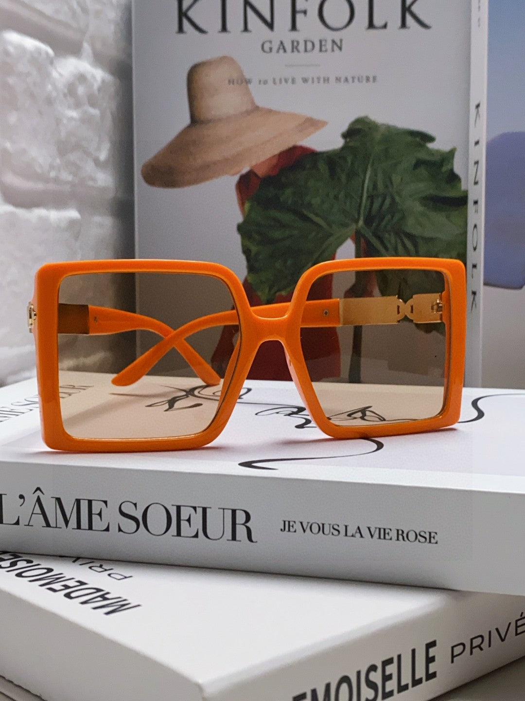 Hermès Square Brown Lens Sunglasses for Women