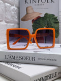 Hermès Square Red Lens Sunglasses for Women - 450015