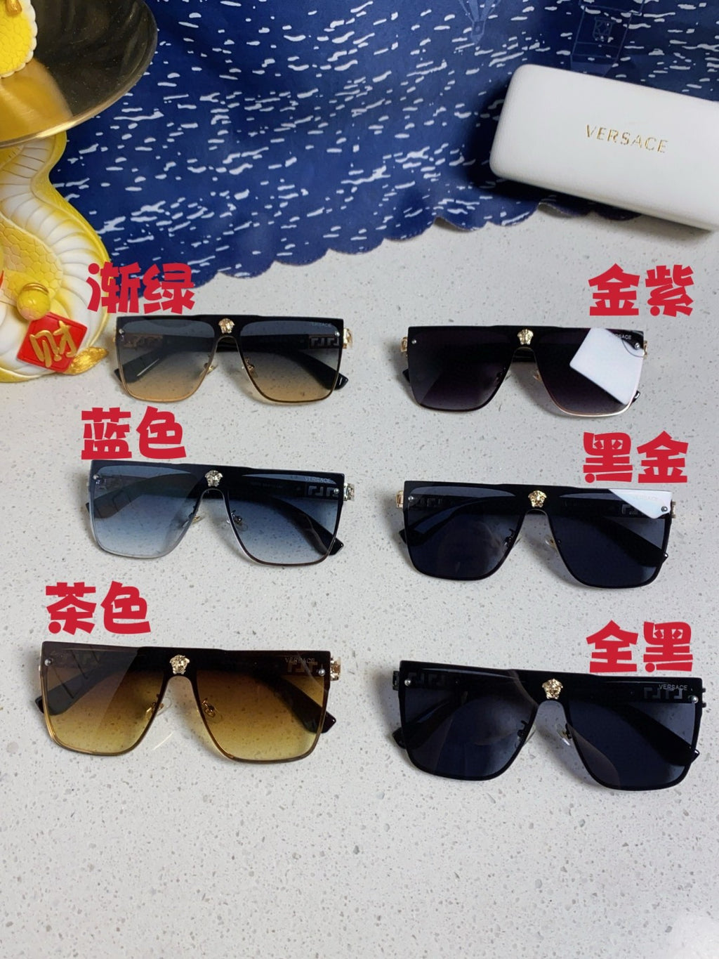 Versace Fashion Silver Lens Sunglasses for Men & Women - 449886 - detail image 12