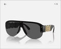 Versace Aviator Black Lens Sunglasses for Men & Women - 372528