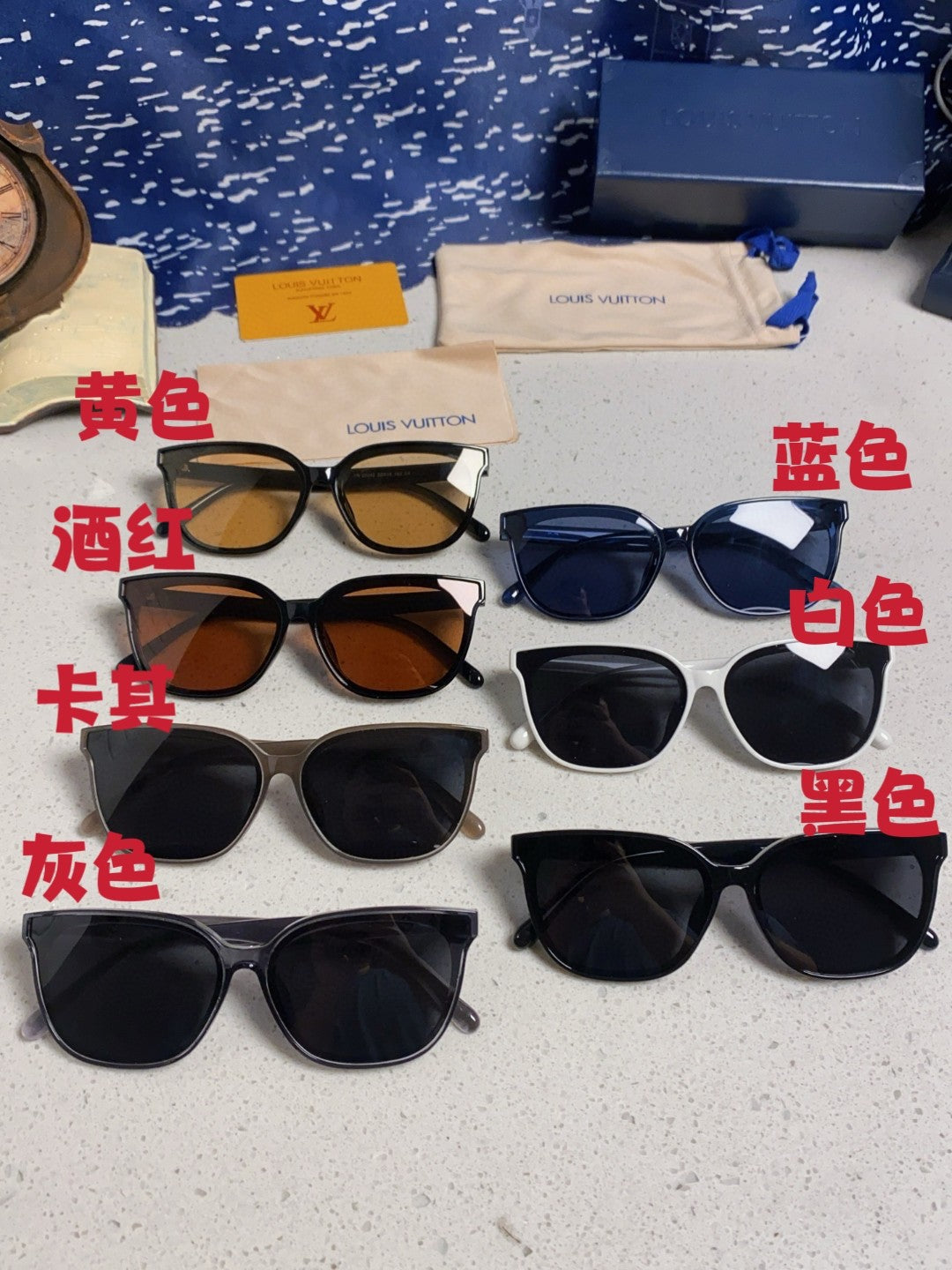 Louis Vuitton Fashion Silver Lens Sunglasses for Women - 381772 - detail image 11