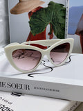 Miu Miu Cat-Eye Silver Lens Sunglasses for Men & Women - 449692