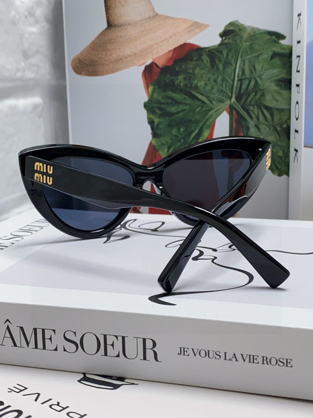 Miu Miu Cat-Eye Gray Lens Sunglasses for Men & Women - 449694 - detail image 4