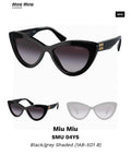 Miu Miu Cat-Eye Gray Lens Sunglasses for Men & Women - 449694