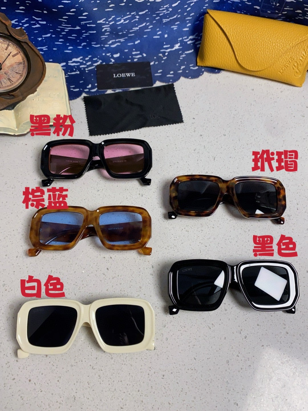 Loewe Fashion Black Lens Sunglasses for Women - detail image 12