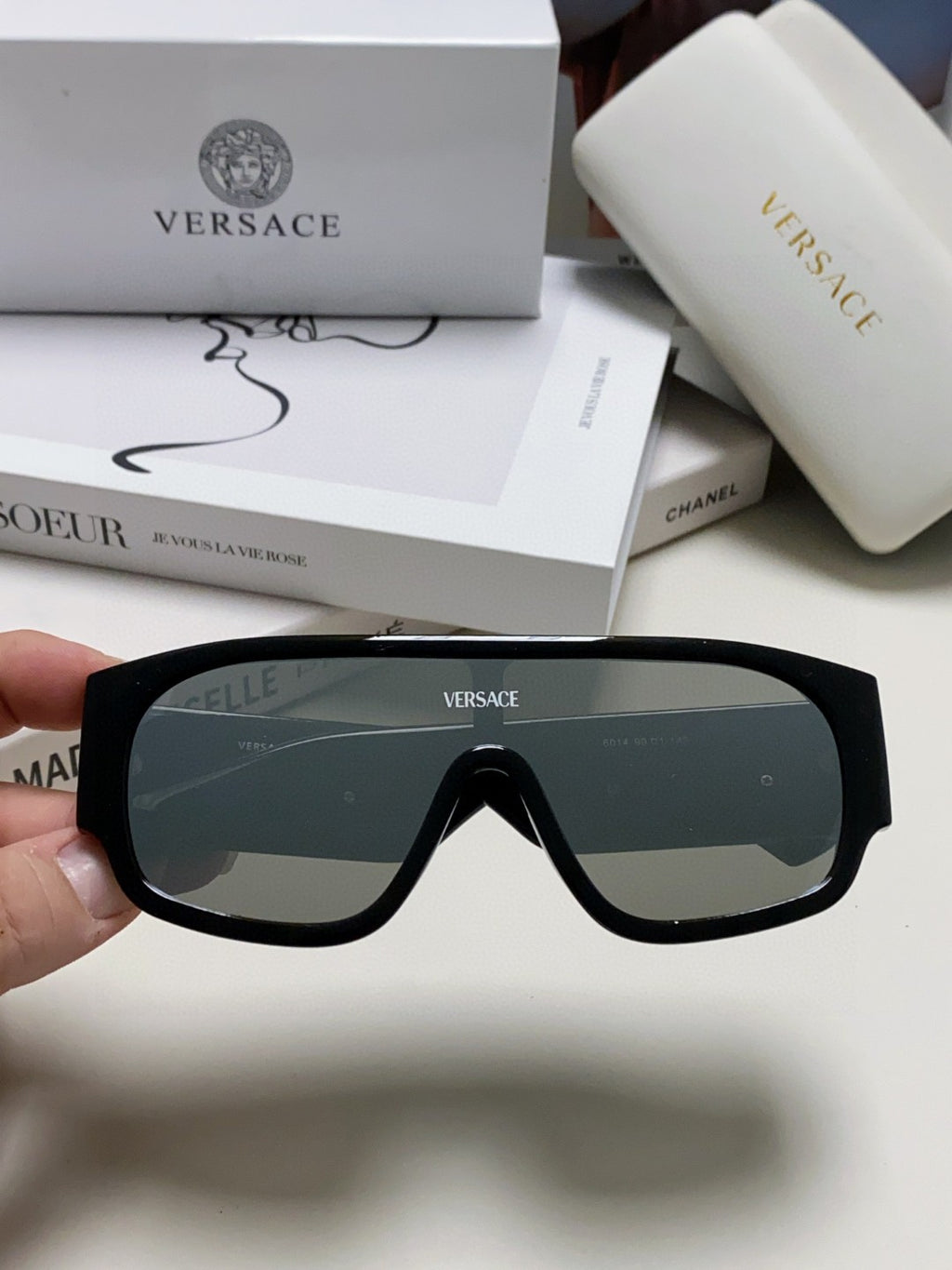 Versace Aviator Gray Lens Sunglasses for Men & Women - 449855 - detail image 3