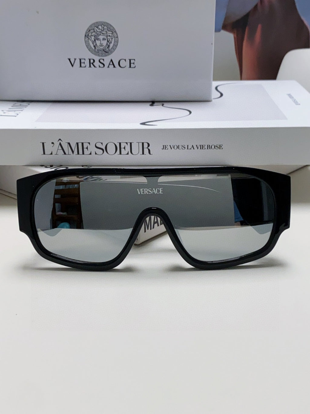 Versace Aviator Gray Lens Sunglasses for Men & Women - 449855 - detail image 6