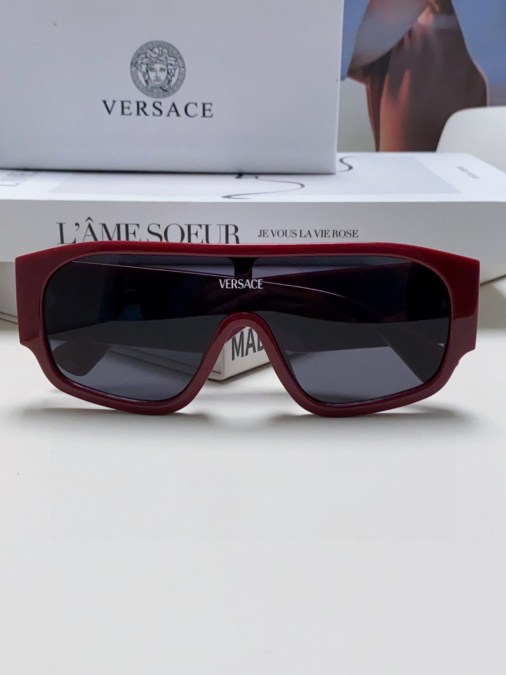 Versace Aviator Black Lens Sunglasses for Men & Women - 449856 - detail image 8