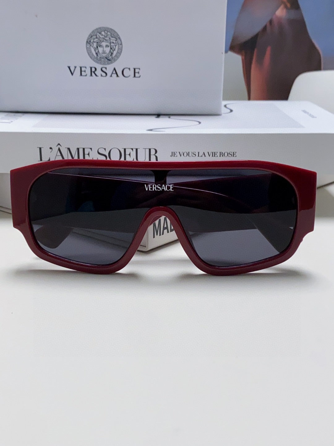 Versace Aviator Black Lens Sunglasses for Men & Women - 449856 - detail image 8