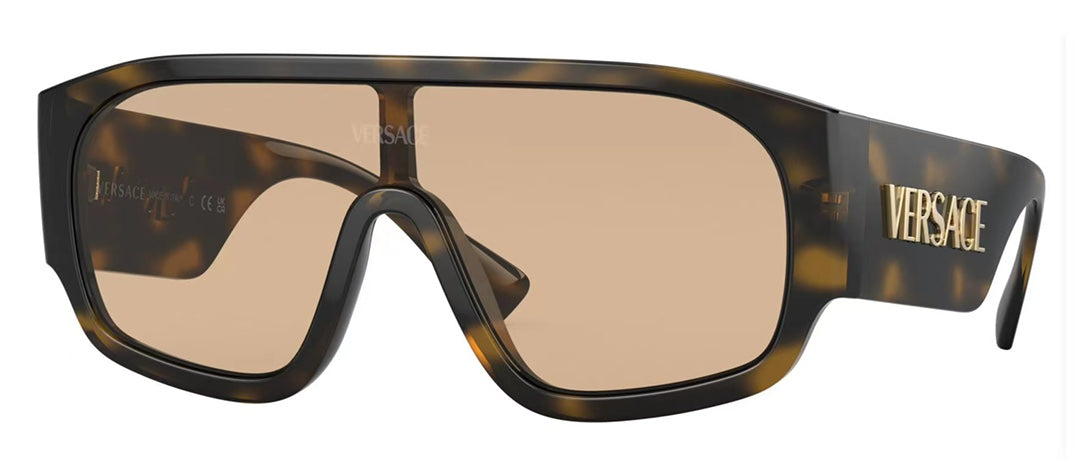 Versace Aviator Gold Lens Sunglasses for Men & Women - 449857