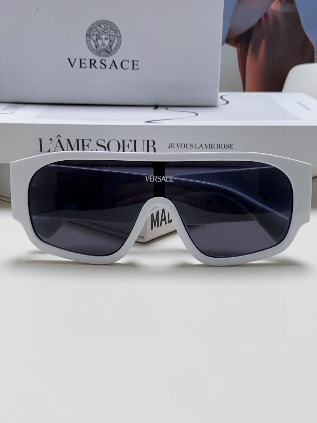 Versace Aviator Black Lens Sunglasses for Men & Women - 449858 - detail image 5