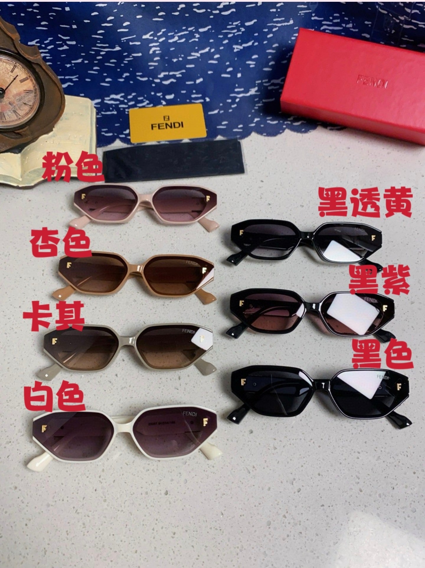 Fendi Fashion Silver Lens Sunglasses for Men & Women - 383045 - detail image 12