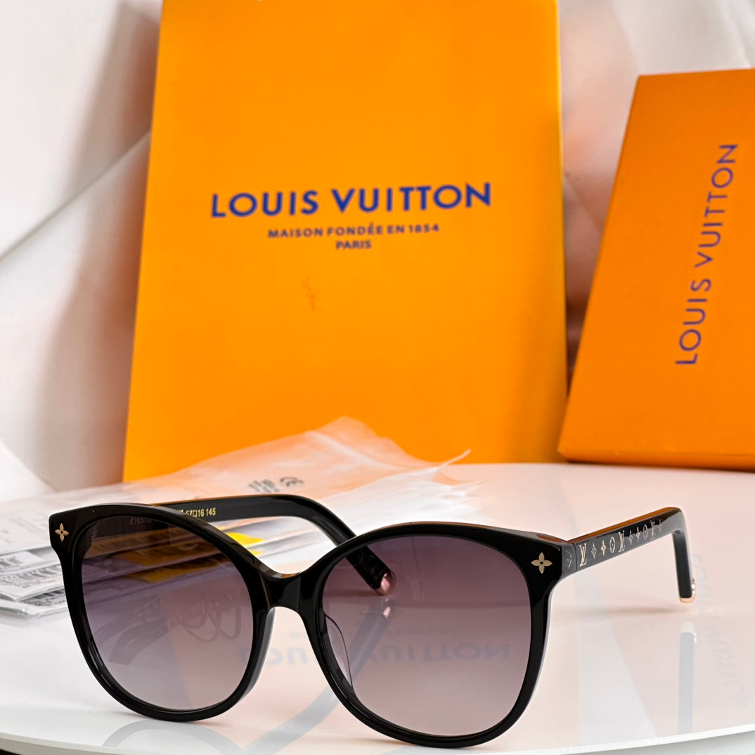 Louis Vuitton Z1657E Acetate Cat-Eye Orange Lens Sunglasses for Men & Women - detail image 4