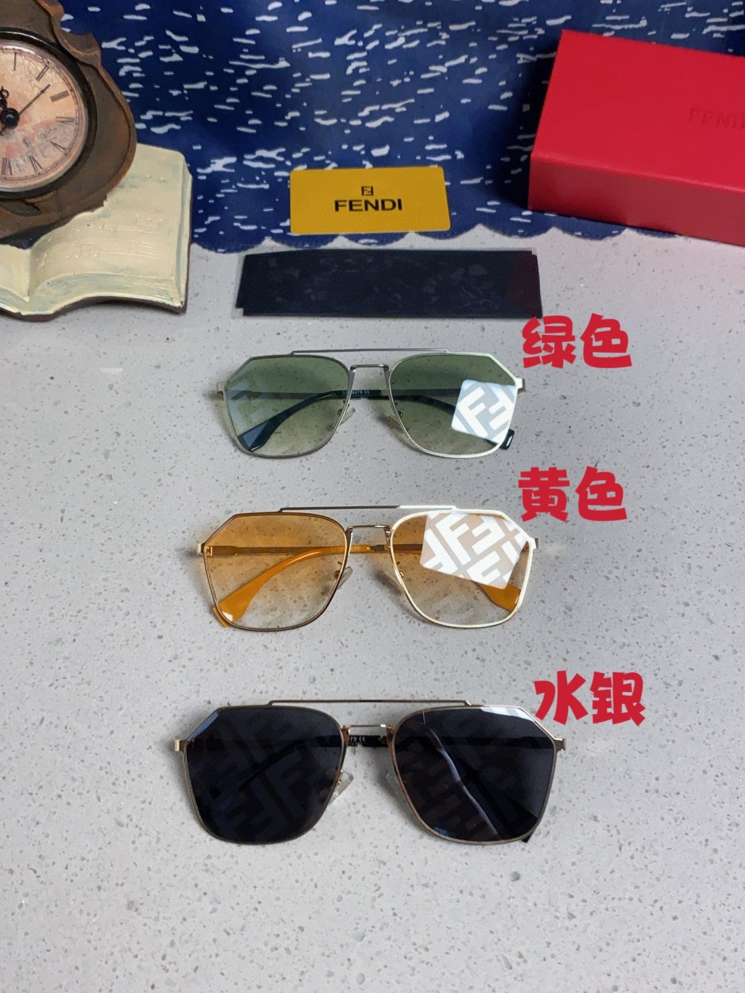 Fendi Fashion Silver Lens Sunglasses for Men & Women - 399277 - detail image 10