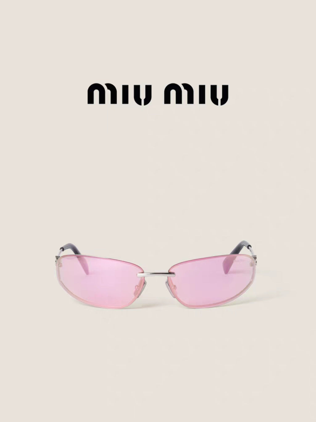 Miu Miu Fashion Pink Lens Sunglasses for Men & Women