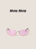 Miu Miu Fashion Pink Lens Sunglasses for Men & Women